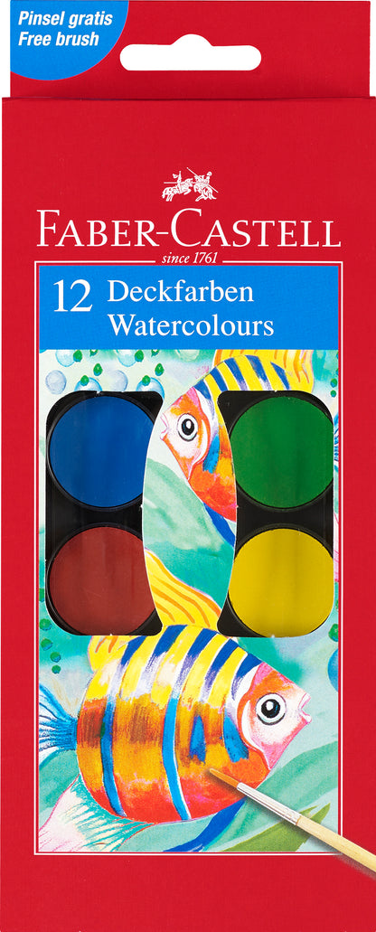 Gouache pastille 30mm - couleurs riches et miscibles