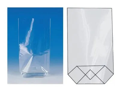 Sachet transparent sans fond carton -120x200mm  paquet de 100