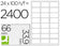 Étiquettes multi-usages 66x33.9 - adhésif permanent