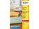 Étiquettes transparentes 63.5x38.1 mm - invisibles et résistantes