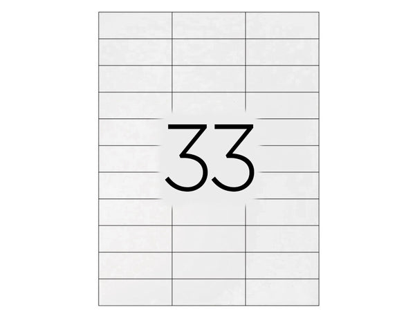 Étiquettes multi-usages 70x25 mm - 3300 unités
