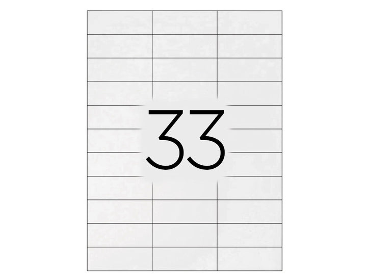 Étiquettes multi-usages 70x25 mm - 3300 unités