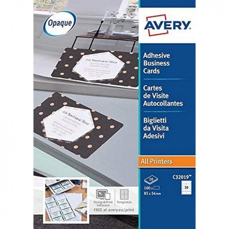 Cartes de Visite 54x85 mm - Micro-perforation Fine