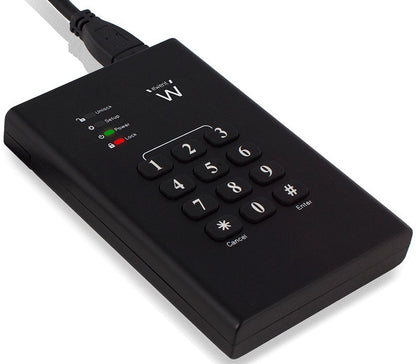 Boîtier Disque Dur 2,5" Crypté - USB 3.2 Gen 1