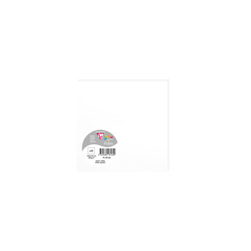 Cartes de vœux carrées 135x135 - lot de 25 blanc