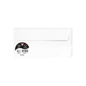 Enveloppes Pollen 110x220mm - blanc irisé