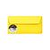 Enveloppes Pollen 110x220 mm - jaune soleil  lot de 20