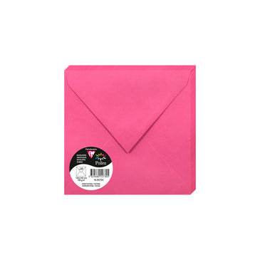 Enveloppes carrées 165x165 mm - rose fuchsia, 120g/m²