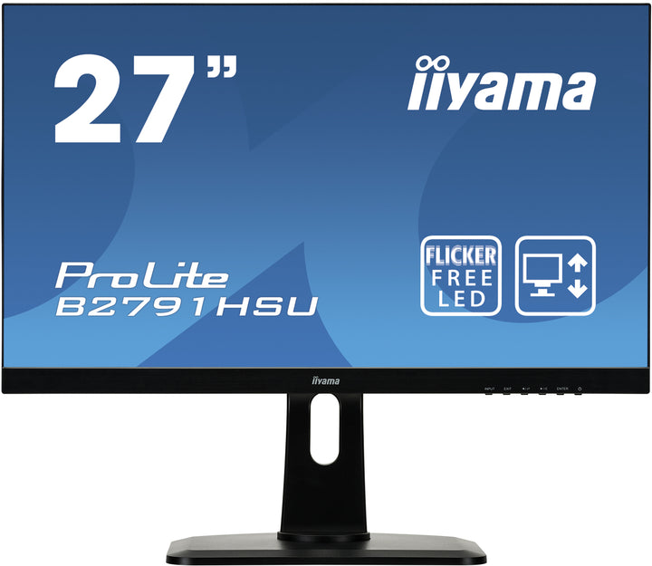 Écran led Prolite 27" - full hd, pied réglable en hauteur  avec pivot