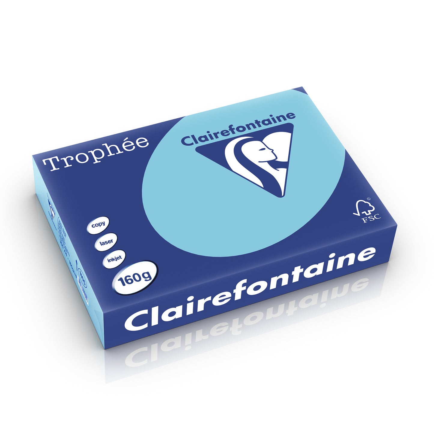 Papier a4 Trophée 160g bleu - haute qualité pour impressions