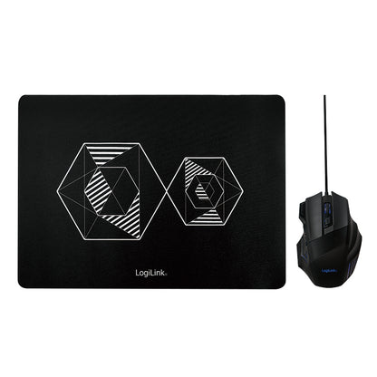 Kit gaming souris + tapis - ergonomie et précision