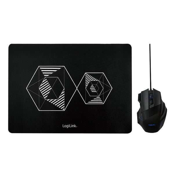Kit gaming souris + tapis - ergonomie et précision