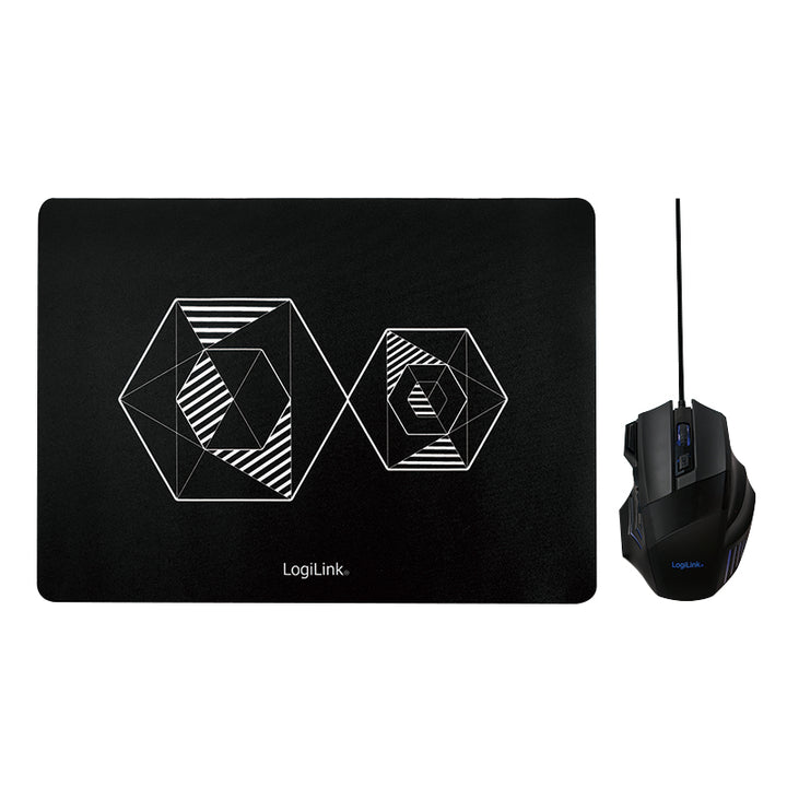 Kit gaming souris + tapis - ergonomie et précision