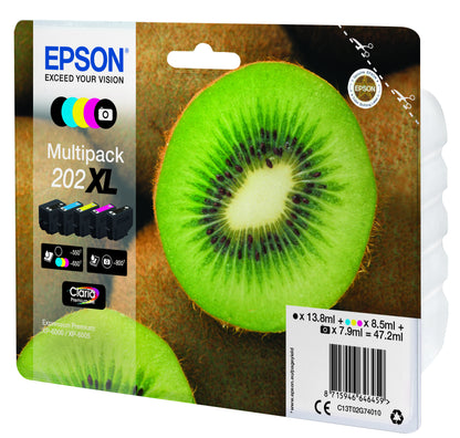 Cartouches d'encre xl - pack 5 couleurs