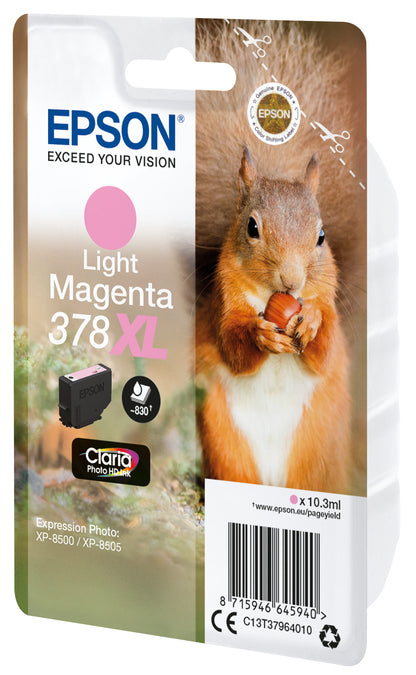 Cartouche d'encre Epson 378xl magenta clair - haute capacité