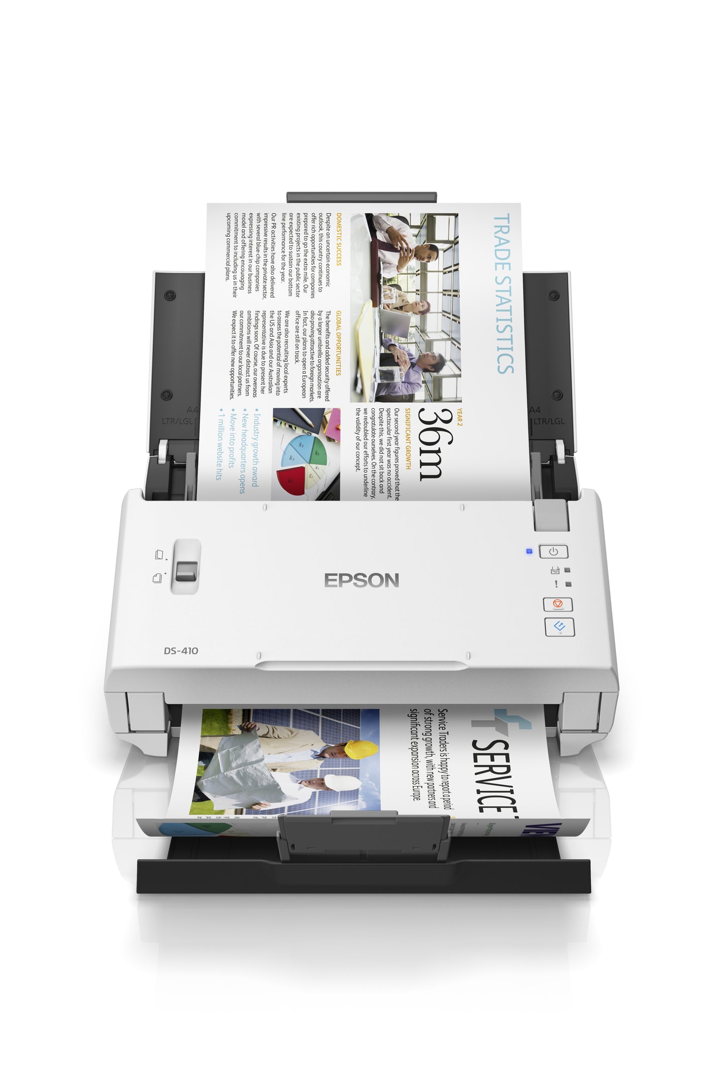 Scanner à défilement DS-410 - Numérisation rapide