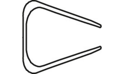 Baguette de reliure 15mm -noir-boite de 20
