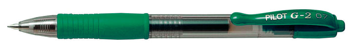 Stylo roller gel pilot g2  0.7 vert - écriture fluide et precise