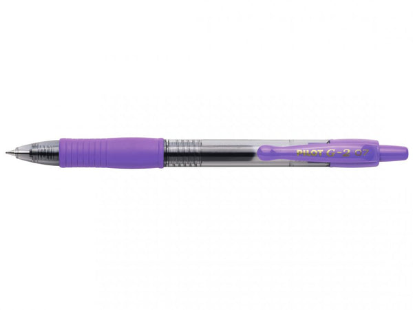 Stylo roller pilot g2  0.7 violet - écriture fluide et precise