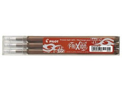 Recharges roller frixion marron - encre effaçable 0.7 mm