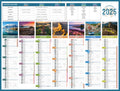 Calendrier mural 32x42 cm - design planétaire