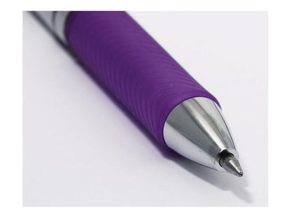 Stylo roller rétractable energel  0.7 mm - encre violette séchage rapide