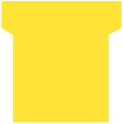 Fiche T, indice 2 / 60 mm, 170 g/m2 étui de 100-jaune