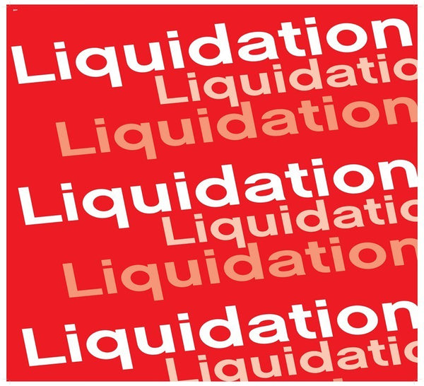 AFFICHE LIQUIDATION 60X80