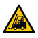 Sticker sol danger chariots - antidérapant iso 7010