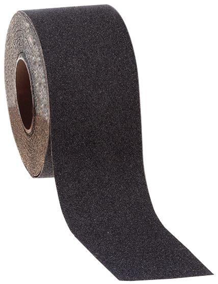 Bande rugueuse de sécurité noire 5m x 50mm