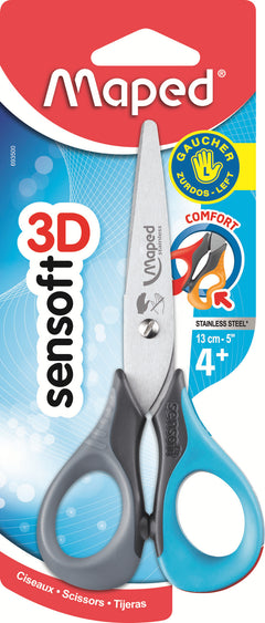 Ciseaux bout rond pour gaucher - 13 cm