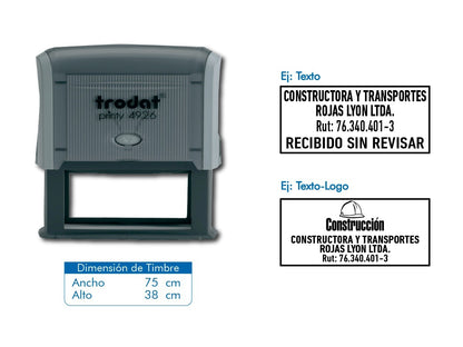 Tampon auto-encreur 4926 - compact et écologique