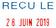 Tampon dateur automatique - date bicolore 3.8mm