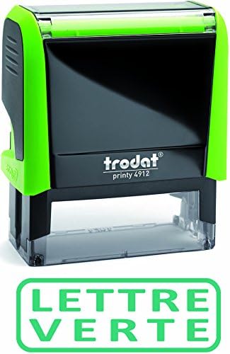 TIMB.X-PRINT LETTRE VERTE BL.1