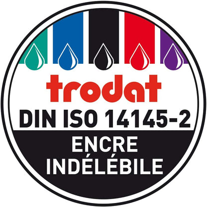 Cassette d'encrage Trodat 6/4914b - encre bleue précise