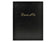 Livre d'or cuir noir - élégance et qualité