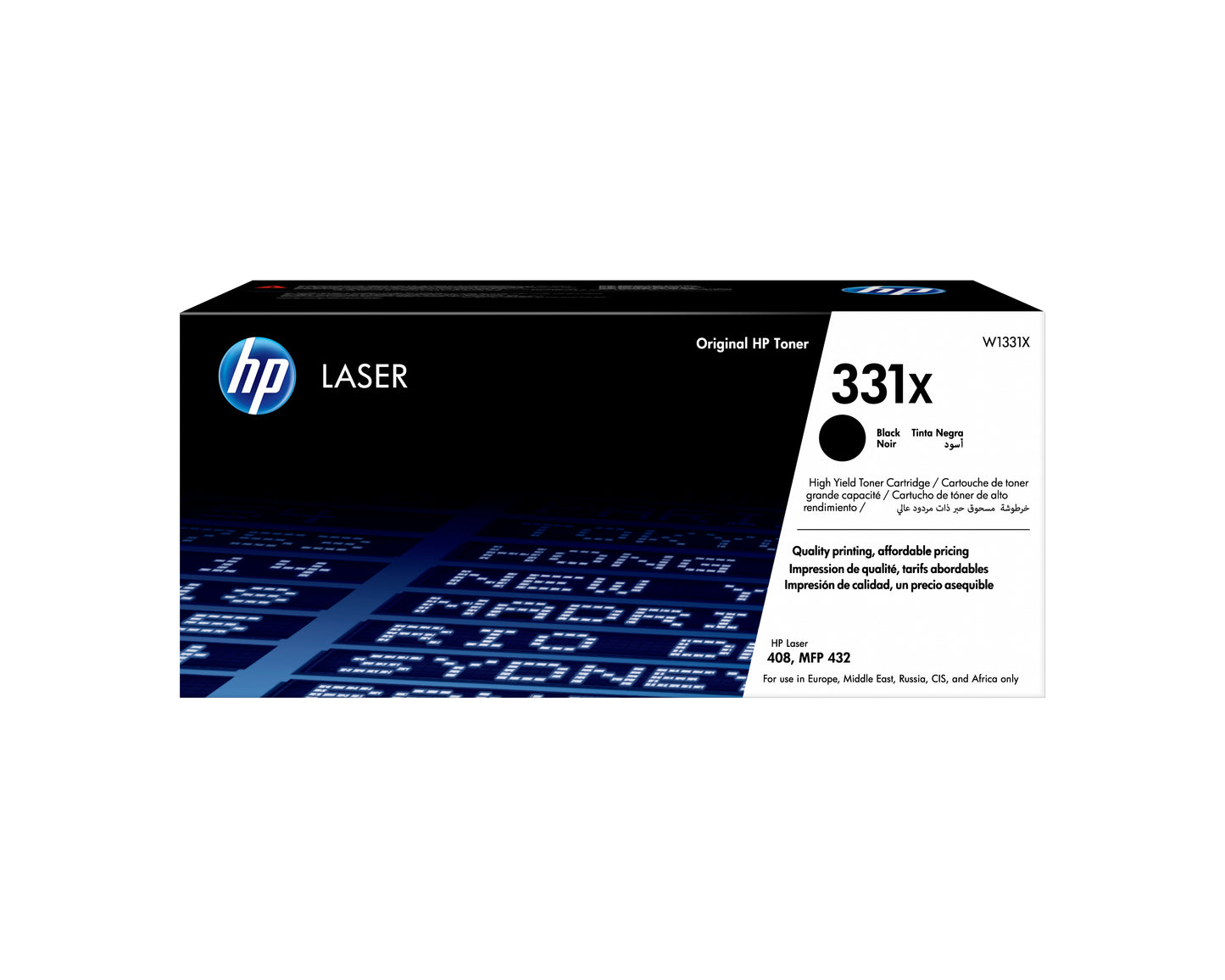 Cartouche toner HP laser 331x - haute capacité 15000 pages