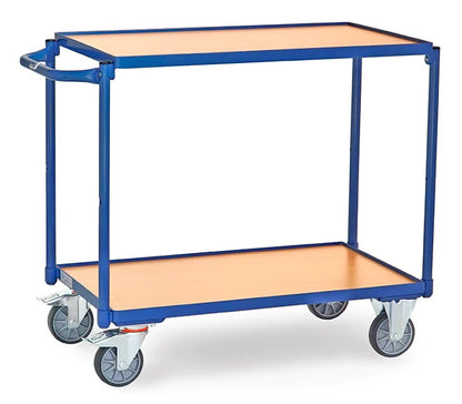 Chariot à étagères 300 kg - 2 Plateaux 850x500 mm