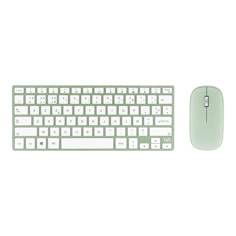 Pack Clavier/Souris Bluetooth T'nb iClick Vert
