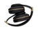 Casque audio serre-tête noir - confort et performance