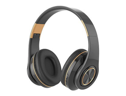 Casque audio serre-tête noir - confort et performance