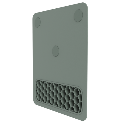 Tapis de souris ergonomique - repose-poignets sauge