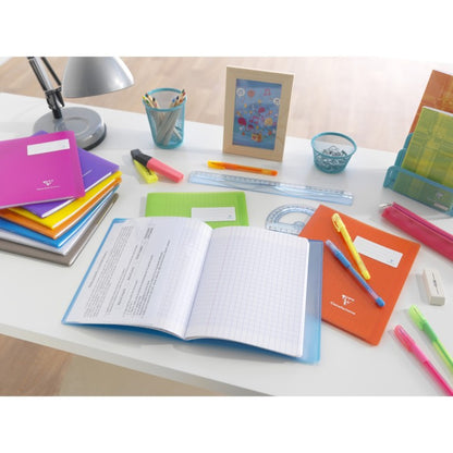 Cahier koverbook 48 pages quadrillé 5x5 24x32 - couverture solide
