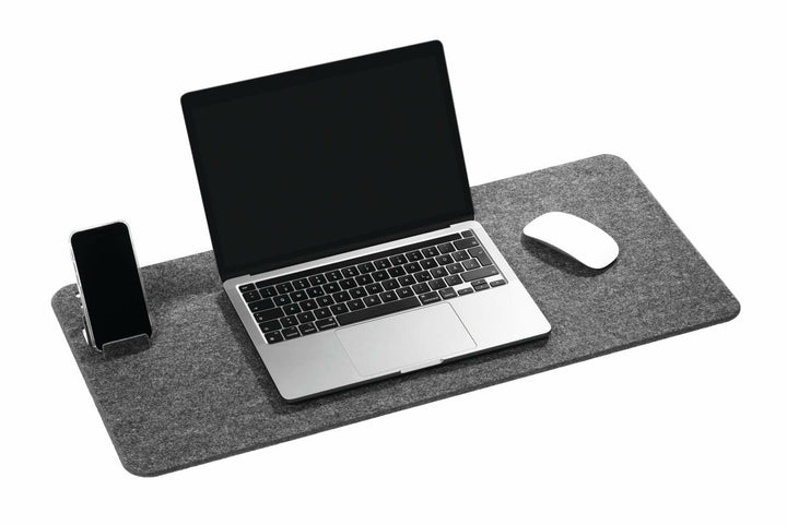 Sous-main 700x330 mm - feutre recyclé et support téléphone