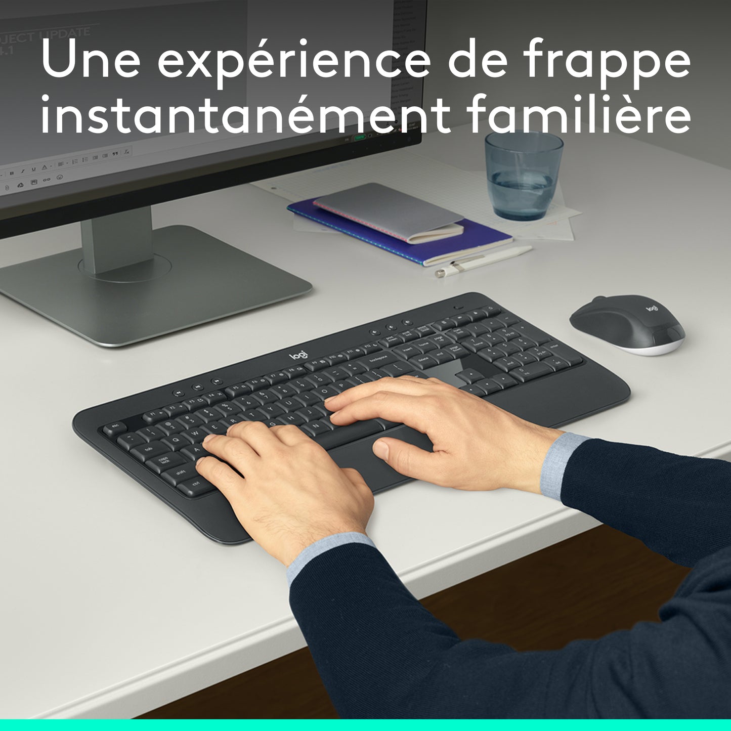 Clavier/souris sans fil mk540 - confort et précision