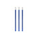 Recharges stylo legami effaçable - pointe 0,7 mm, bleu - pack de 3