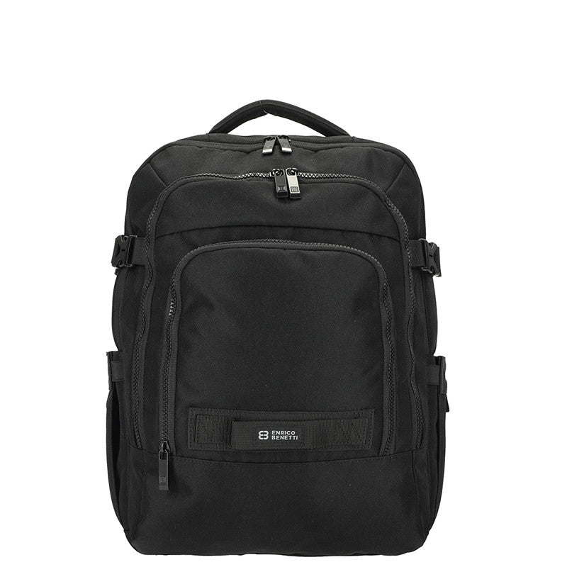 Sac à dos PC portable 15 pouces noir Enrico Benetti