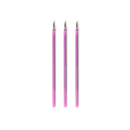 Recharges stylo legami effaçable - pointe 0,7 mm violet- pack de 3
