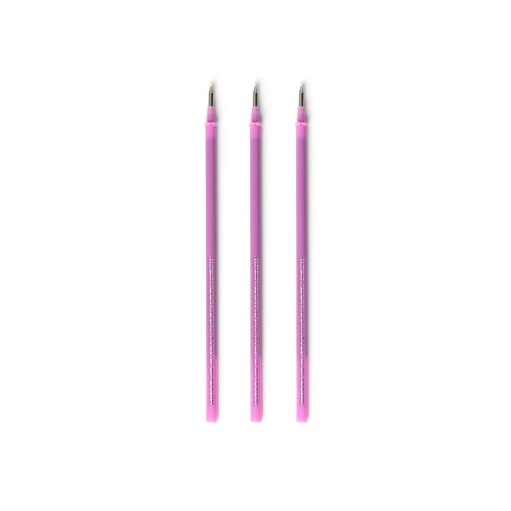 Recharges stylo legami effaçable - pointe 0,7 mm violet- pack de 3
