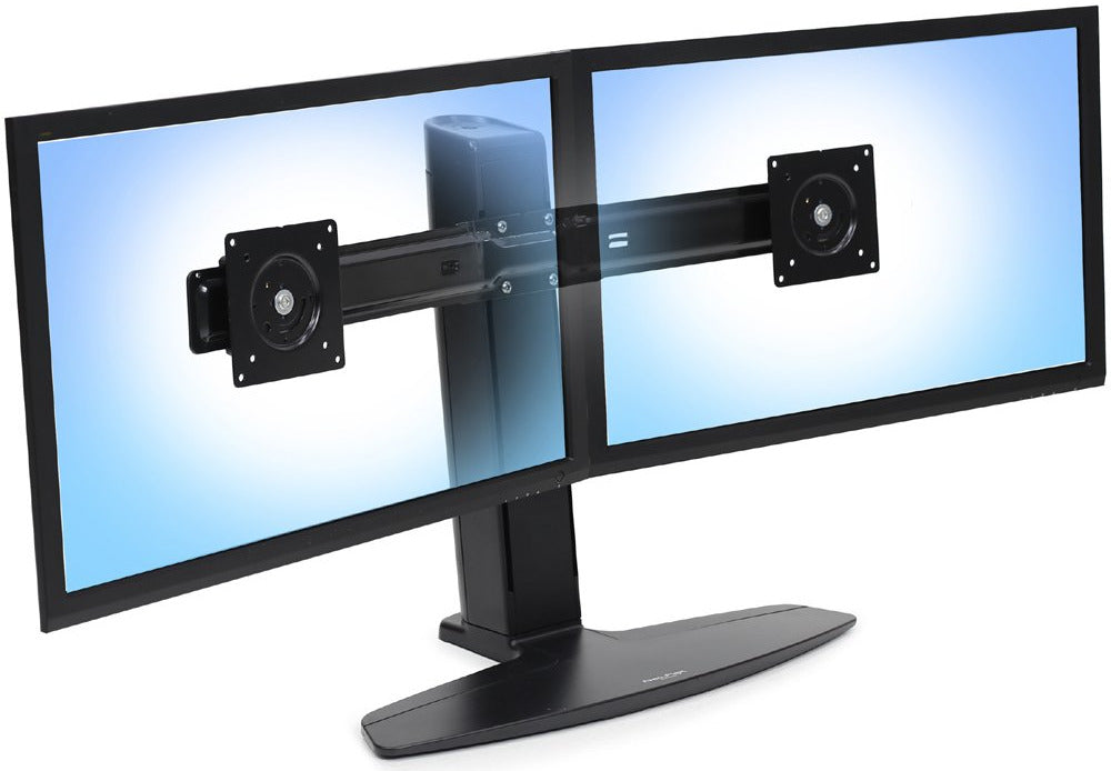 Support double écran lcd - ajustable et ergonomique